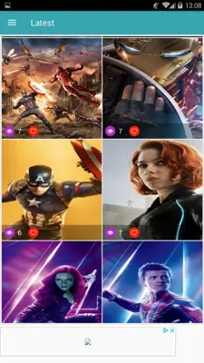 4K SuperHero Wallpapers android App screenshot 7